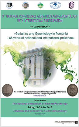 9TH NATIONAL CONGRESS OF GERIATRICS AND GERONTOLOGY WITH INTERNATIONAL PARTICIPATION